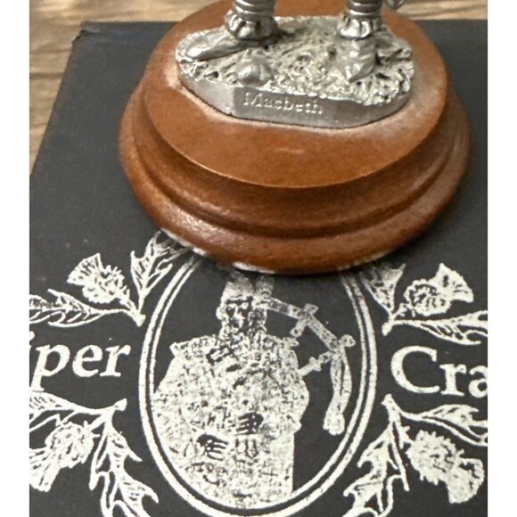 Piper Craft Macbeth Pewter Figurine | Scotland | - Picture 4 of 6